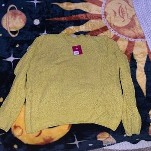 SOFT CHARTREUSE SWEATER